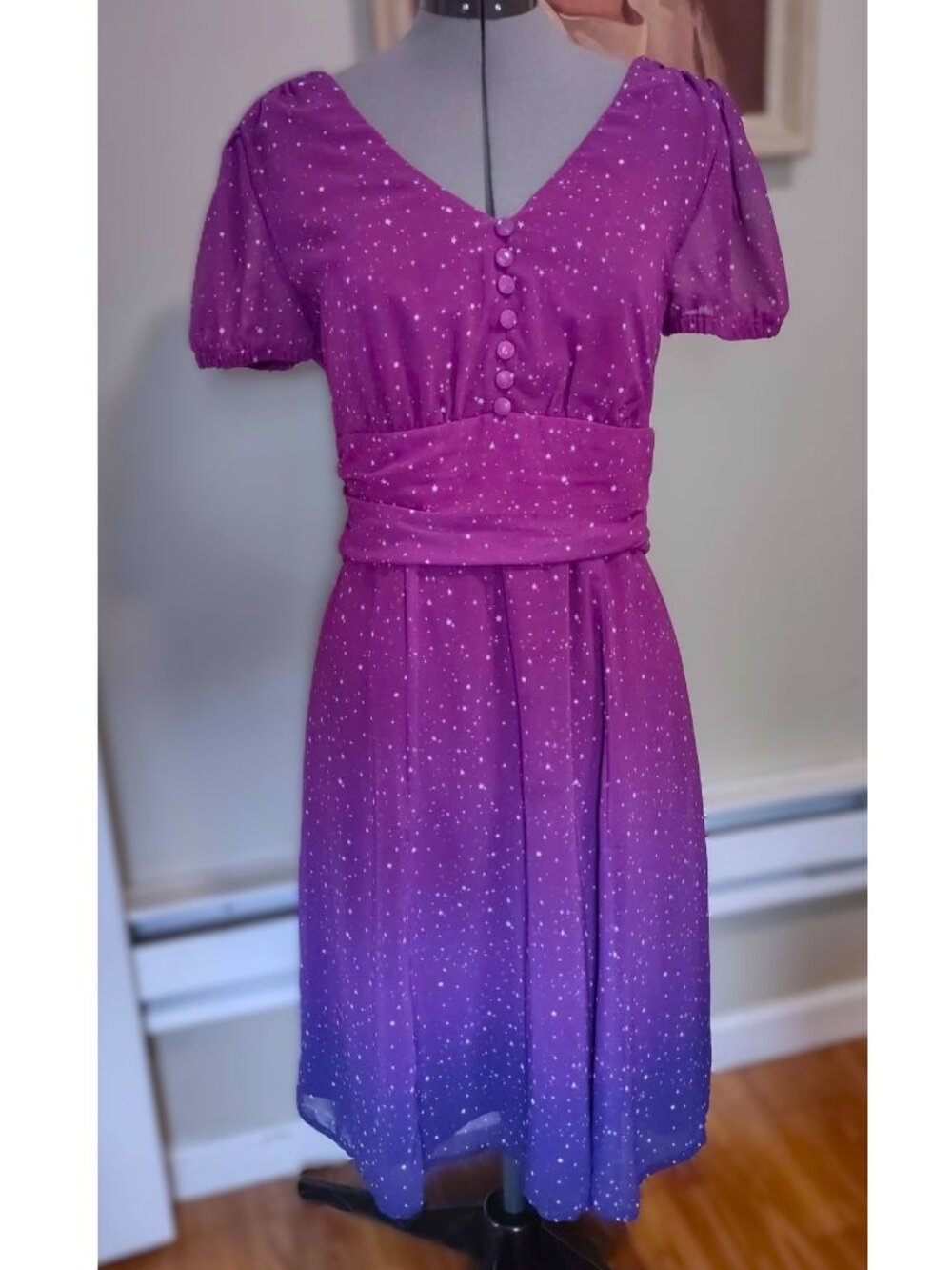 Wayward Fancies Celestial Starry Ombre Dress